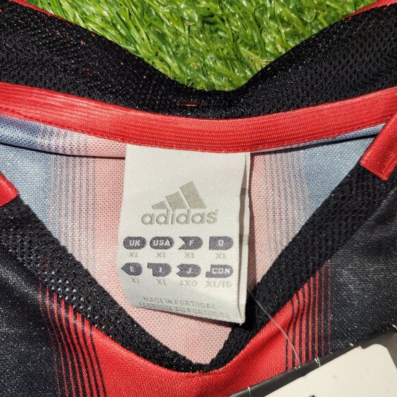 Kaka AC Milan 2004 2005 UEFA Long Sleeve Home Soccer Jersey Shirt BNWT XL - Picture 6 of 10